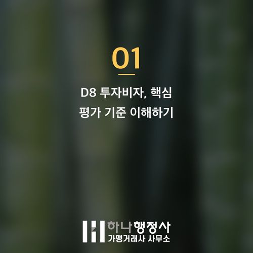 D8 투자비자 성공적 취득을 위한 자금 출처 및 심사 전략 분석 - 이미지 2
