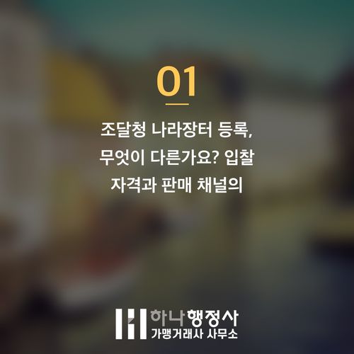 조달 시장 진출 전략: 나라장터 등록 단계별 정확한 이해와 성공적인 판매 채널 구축 방안 - 이미지 2