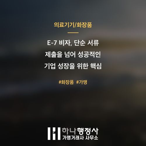 E-7 비자, 단순 서류 제출을 넘어 성공적인 기업 성장을 위한 핵심 전략으로 접근해야 합 - 이미지 1