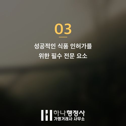 식품제조업 허가, 성공적인 창업을 위한 필수 법규 분석 가이드 - 이미지 4