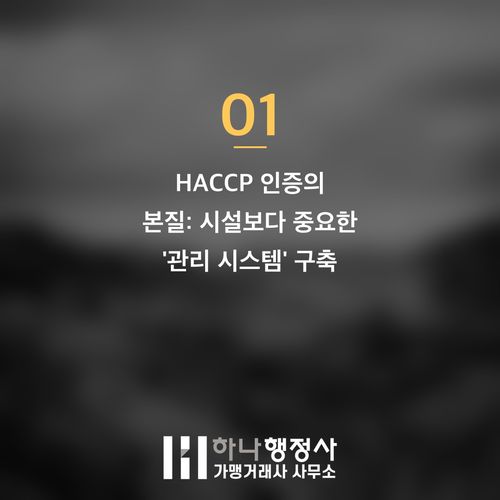 해썹(HACCP) 인증, 고비용 시설 투자만이 정답이 아닙니다: 성공적인 식품 안전 관리  - 이미지 2