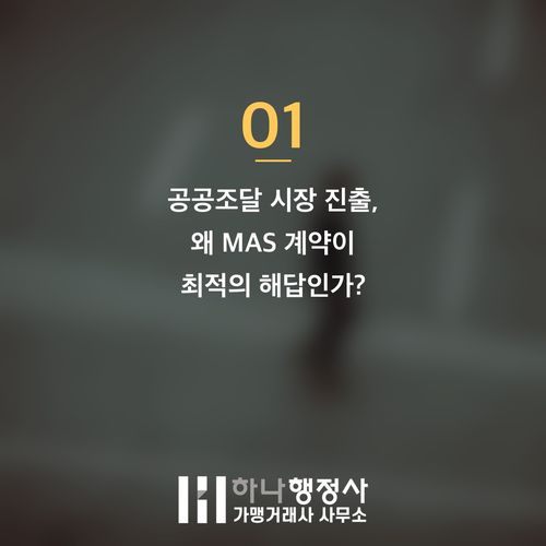 공공조달시장 진출을 위한 최적 경로: 나라장터 MAS 계약 전략 분석 공공조달시장 진출을 위한 최적 경로: 나라장터 MAS 계약 전략 분석 - 이미지 2