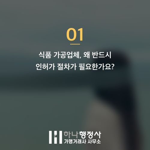 식품 가공업체 설립, 법적 리스크를 줄이는 식품제조가공업 인허가 완벽 가이드 - 이미지 2