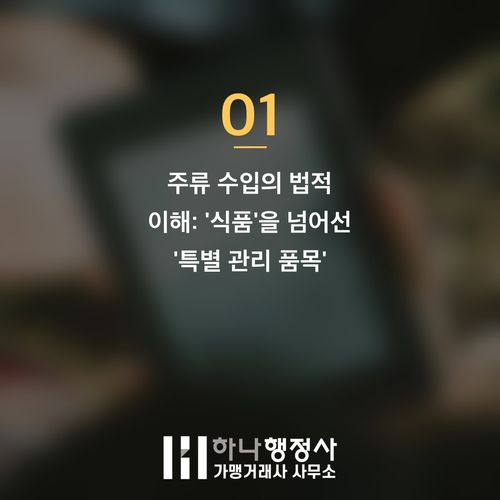주류 수입 사업 성공을 위한 필수 점검: 주류수입면허 취득 및 법적 절차 가이드 - 이미지 2
