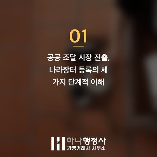 나라장터 등록 대행, 단순 서류 제출을 넘어 성공적인 조달 시장 진출 전략을 수립해야 합니 - 이미지 2