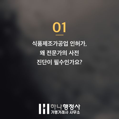최적의 식품제조가공업 인허가를 위한 법적 리스크 진단 가이드 - 이미지 2