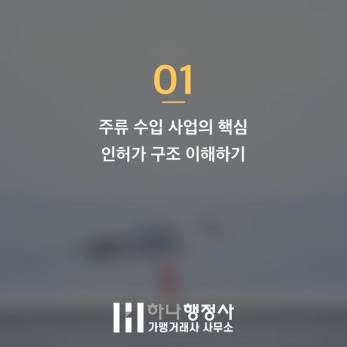 주류 수입면허 취득 과정: 성공적인 주류 수입 사업을 위한 전문 가이드 주류 수입면허 취득 과정: 성공적인 주류 수입 사업을 위한 전문 가이드 - 이미지 2