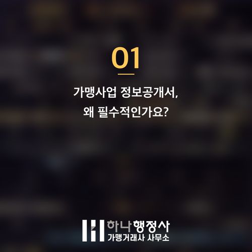 가맹사업 정보공개서, 성공적인 프랜차이즈 본사 설립을 위한 필수 법적 체크리스트 - 이미지 2