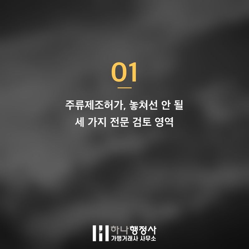 주류 제조 허가, 성공적인 사업화를 위한 필수 법규 검토 체크리스트 - 이미지 2