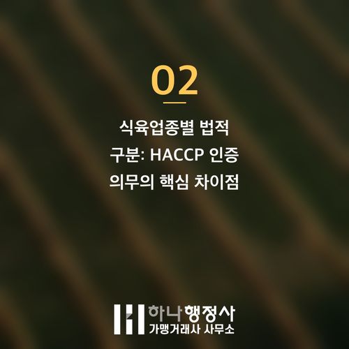 식육 가공 및 포장 사업, 법적 의무 HACCP 인증을 통한 최적의 인허가 로드맵 설계 - 이미지 3
