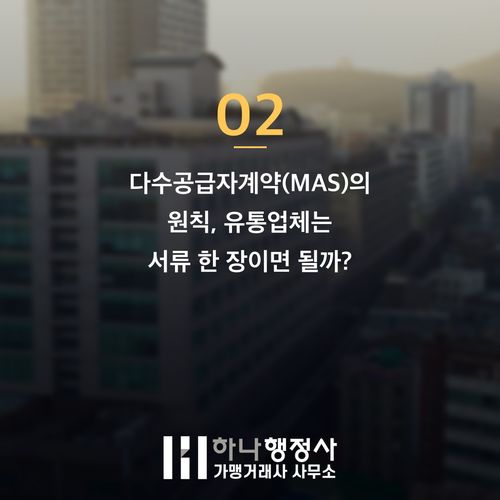조달청 등록방법 핵심 3가지! 인허가부터 다수공급자계약(MAS)까지 한번에 뚫는 실무 전략 - 이미지 3